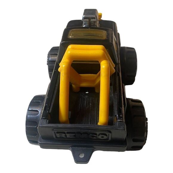 Vtg Remco 1985 Black #7 Toy Truck 7" STP Goodyear Valvoline - Picture 2 of 6